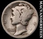 1927-S Mercury Dime- Silver- Scarce Better Date No Reserve #J3708