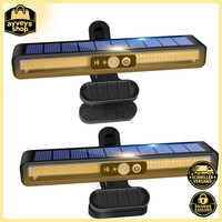 Solarlampen AußEn 2 StüCk Mit Bewegungsmelder 36 Leds IP65 FüR Garten Camping