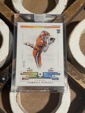 Cornell Powell 2021 Flawless Collegiate  Authentic Rookie RC /25 #101 Diamond