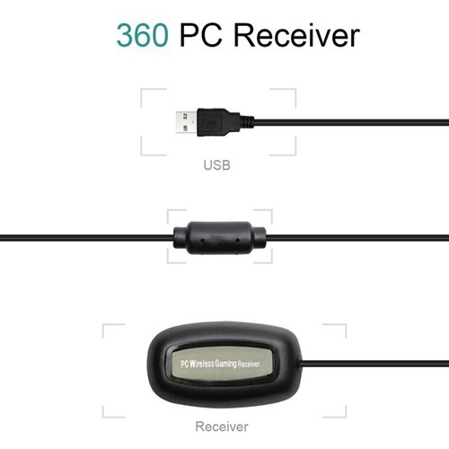 For 360 Gamepad PC Adapter USB Receiver Supports Win7/8/10 System for 2275 - Picture 8 of 8