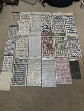 LOT Thickers /American Crafts /Puffy /Scrapbook Stickers Letters Various Brands