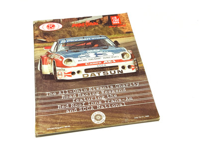 1983 SCCA Trans-AM Mid-Ohio Kiwanis Charity Racing Program