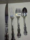 GORHAM STRASBOURG STERLING - Dinner Knife, Place Fork, Salad Fork And Teaspoon — photo 4