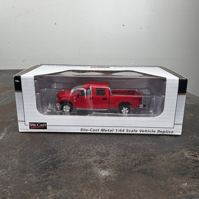 SpecCast 2017 Ford F-350 Pickup 1/64 #52601 - Red Blank Unit
