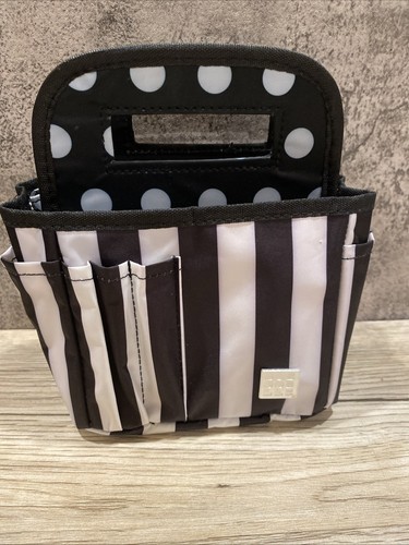 Caboodle’s fabric makeup case- caboodle cutie black-and-white organizer