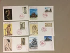 Six Japan NATIONAL TREASURE fdc