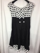 Women's off shoulder dress 50s dress cocktail dress with polka dots knee length