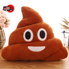 Funny Poo Emoji Plush Toy Cushion Soft Stuffed Cartoon Expression Pillow