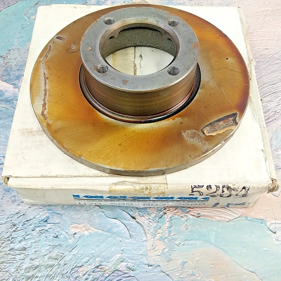 5234 For Subaru Brat GL GLF DL Solid Front Disc Brake Rotor Replaces 725431000 - Image 2 of 4