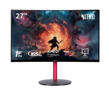 acer Nitro 27" Full HD 1920 x 1080 1500R Curve PC Gaming Monitor AMD FreeSy...