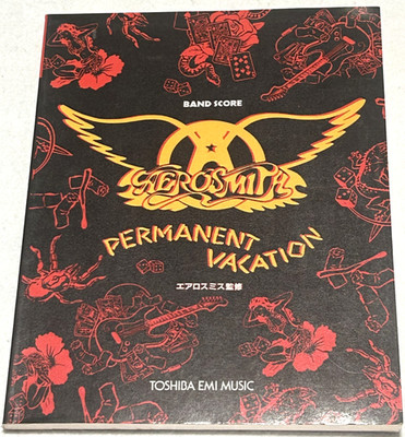 Aerosmith Permanent Vacation Band Partitur Japan Gitarre Bass Schlagzeug Gesang Tab Buch