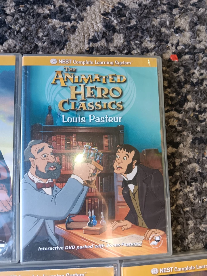 Lot of 7 Nest Complete Learning System the Animated Stories Bible And Heros - Image 3 of 4