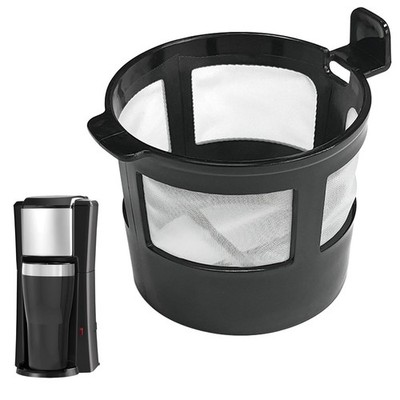 Beaufan 1 Pack Reusable Coffee Filter Compatible with Normal, Black
