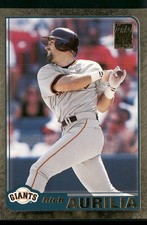 2001 Topps #598 Rich Aurilia Gold #/2001