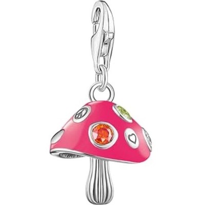 THOMAS SABO Charm Anhänger bunter Pilz Sterlingsilber  As We Are   2211-845-7