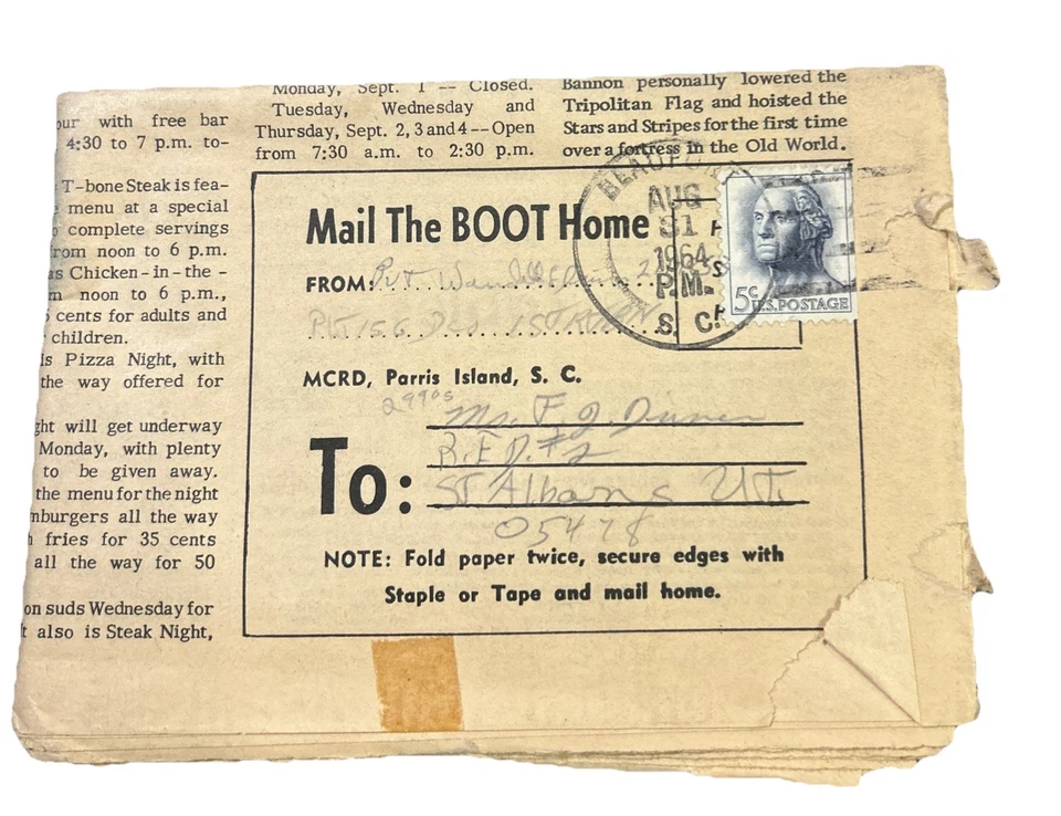 1962 George Washington 5 Cent Stamp Blue/Gray (Rare). - Image 2 of 4