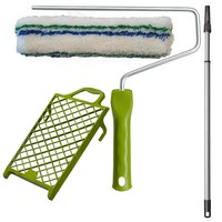 Farbroller Set Mit Teleskopstange & Abstreifgitter – Malerset FüR Wand & Decke