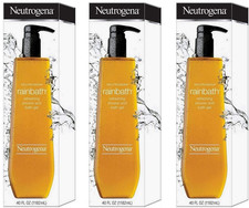 Set Of 3 Neutrogena Rainbath Refreshing Shower and Bath Gel- 40 Oz Each