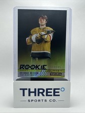 2024-25 UD - Rookie Journey Brendan Brisson #RJ-4 Draft Green /199
