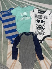 Gently Used Baby Boy Clothes Bundle Newborn 4pcs