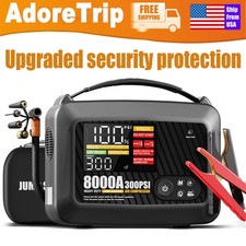 8000A Jump Starter With Air Compressor Power ...