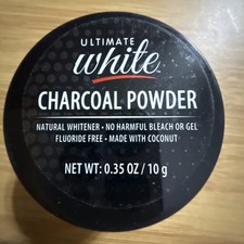 Ultimate White Activated Charcoal Infused Natural Teeth Whitening Powder 0.35 oz