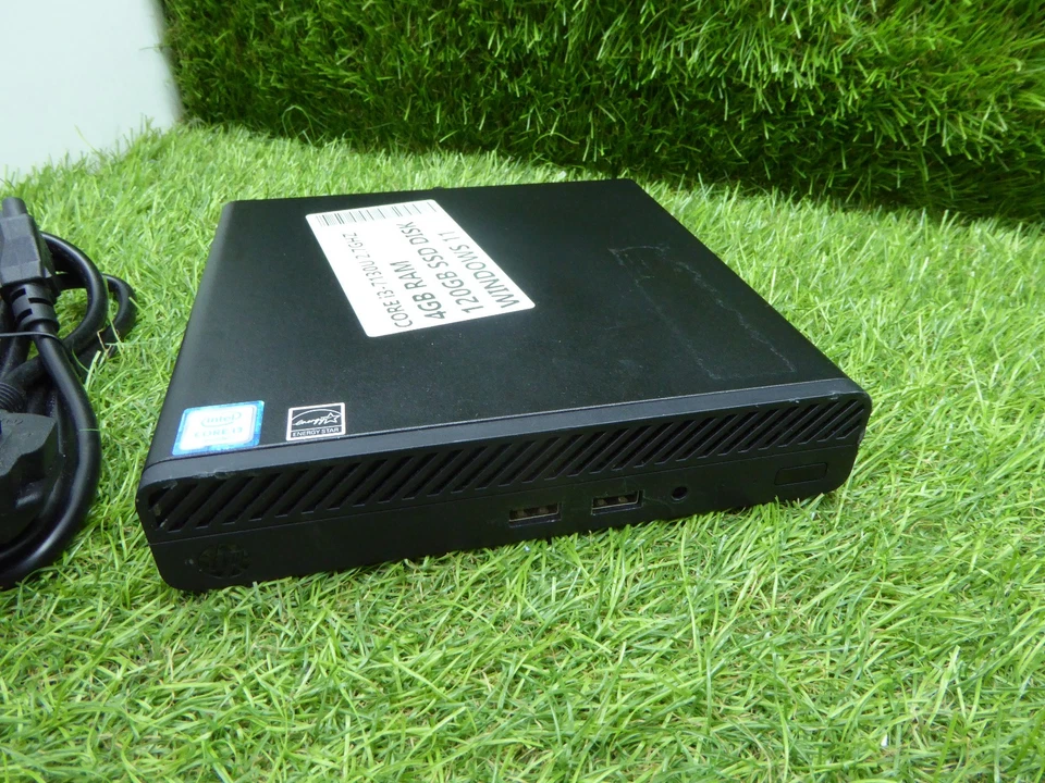 HP DM G3 USFF PC i3-7130U 4GB WINDOWS 11 120GB SSD PC MINI DESKTOP + PSU #3G - Image 2 of 3