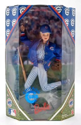 1999 Chicago Cubs Baseball Barbie Puppe / MLB / Mattel 23883, NrfB