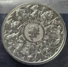 A 2021 Great Britain Queen’s Beasts Completer 2 oz Silver .999 Coin BU APMEX Pkg