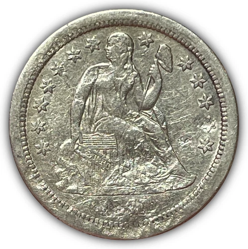 1841-O Seated Liberty Dime Extremely Fine XF Coin, Damaged #28207