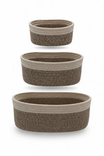 Set of 3 Storage Baskets for Organizing