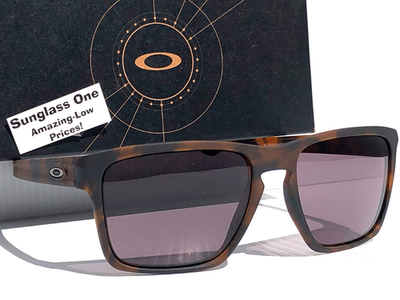 Oakley アシンメトリックサングラス クリア/ブラウン Oakley アシンメ