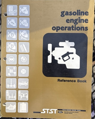 #ad 1989 FORD GASOLINE ENGINE OPERATIONS SERVICE MANUAL $8.00