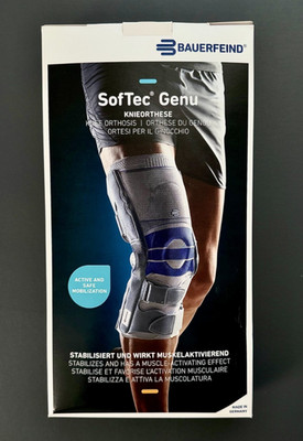 New Bauerfeind SofTec Genu Knee Brace - Left Knee Orthosis Size 5
