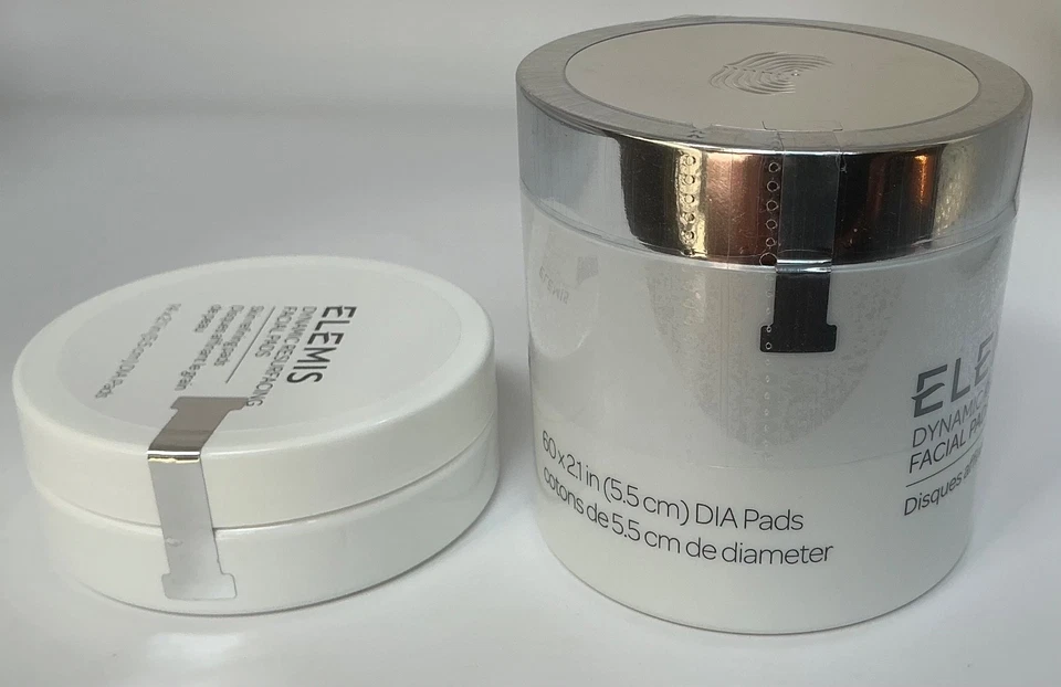 2 件 Elemis 动态复露面部垫-全尺寸旅行尺寸共 74 张密封 — 第 3/4 张图片