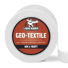 Liquid Rubber Geo-Textile - Fix Leaks - Repair and Restore 4 Inch x 160 Roll 
