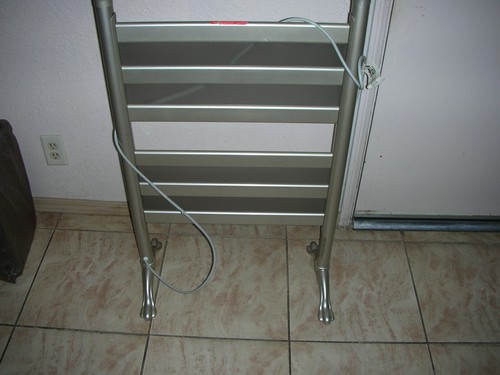 Warmrails Towel Warmer Standing Drying Rack Silver for sale online | eBay