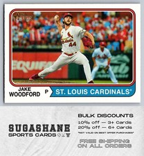 2023 Topps Heritage High Number 602 Jake Woodford   Cardinals  Baseball Card