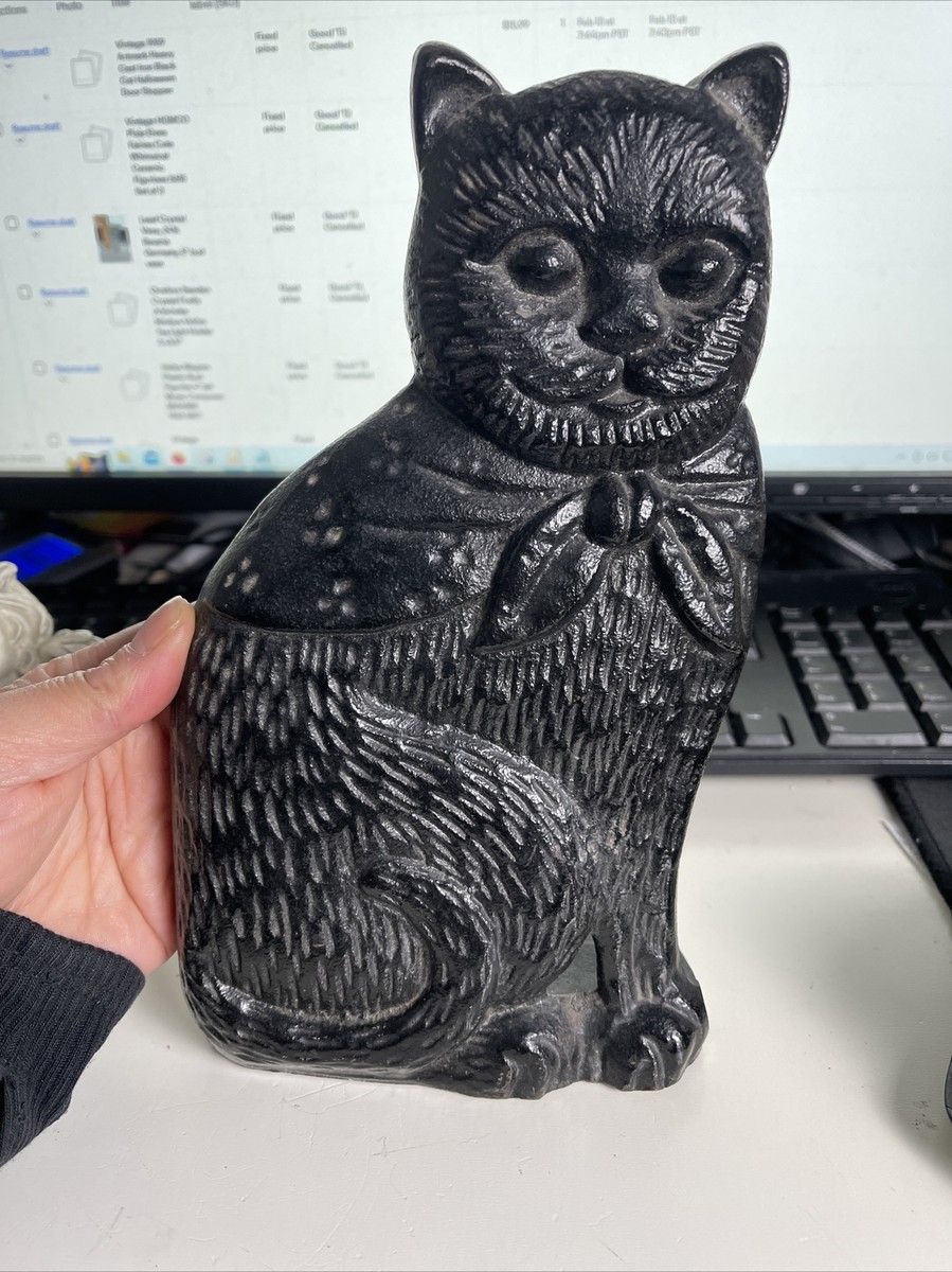 激レア★ブラック★ベアー★くま★名古屋★ハローキティ ★ストラップ ★2002年 Vintage 1989 Artmark Heavy Cast Iron Black Cat Halloween Door