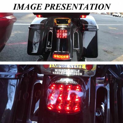 Smoke LED Tail Light With Brake & Turn Signal – Fits Harley Touring 1999-2016