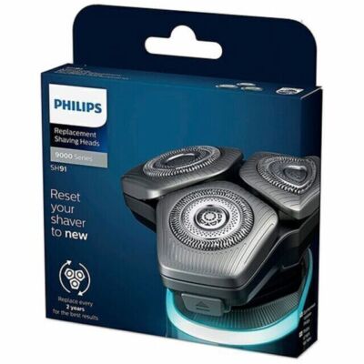 Neu Philips SH91/50 für 9000 Series Scherköpfe, Silber, 3 Stück RGERBHDFGBDERFR