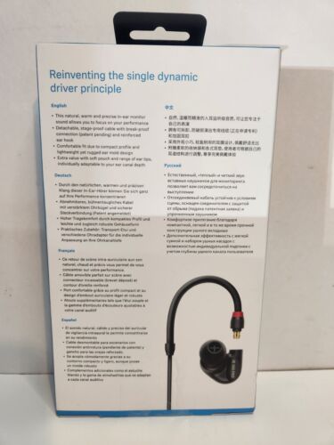 SENNHEISER IE 100 PRO Monitor Audio In-Ear, Nero, Cablato (508940)... - Foto 2 di 2