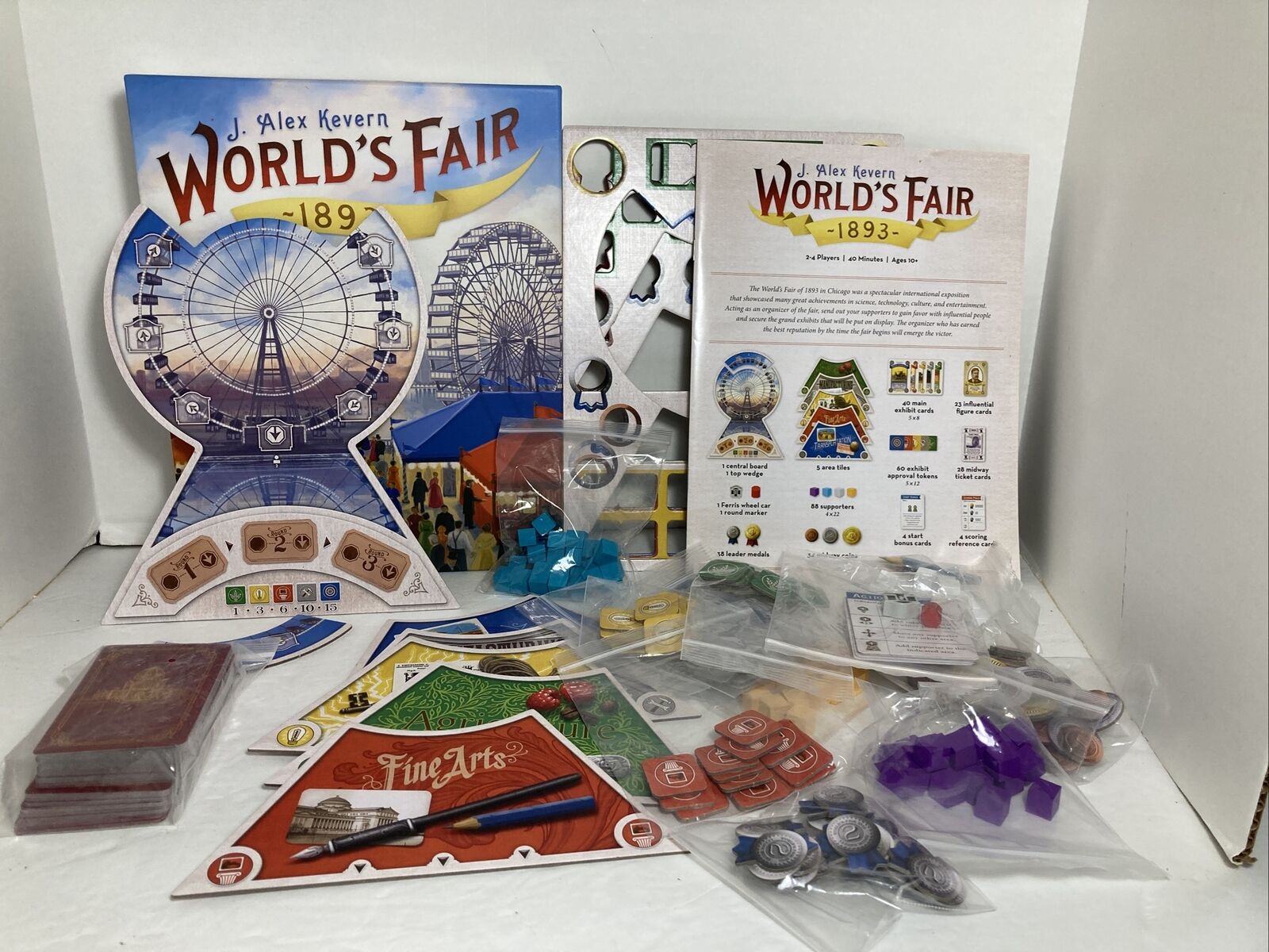 World’s Fair 1893 World's Board Game Renegade Studios 529 for sale online