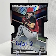 2023 Elite Extra Edition Base Auto Diecut /399 #112 Dylan Questad
