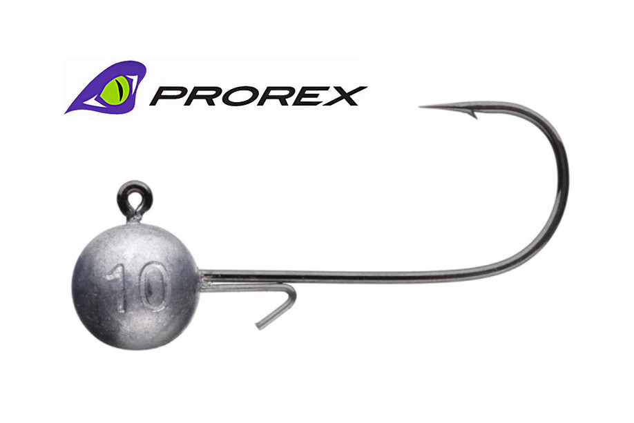 Pack of 5 SIZE 1 DAIWA PROREX ROUND JIG HEAD 20g WITH WIRE LURE KEEPER