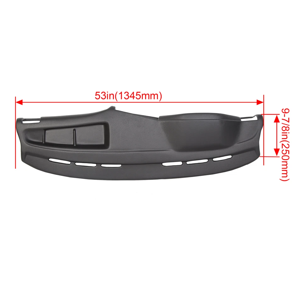 New Molded Dash Cap Cover FOR 1984-1991 BMW 3-SERIES E30 325i Dashboard Black - Изображение 2 из 4