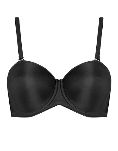 Fantasie Smoothing Black Strapless Multiway Bra Size 10D Brand New with Tags - Picture 4 of 5