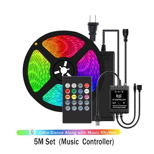 5050 RGB RGBW LED strip 5M 10M 15M set DC12V 60LEDs/m with WiFi Music Remote - Picture 11 of 17