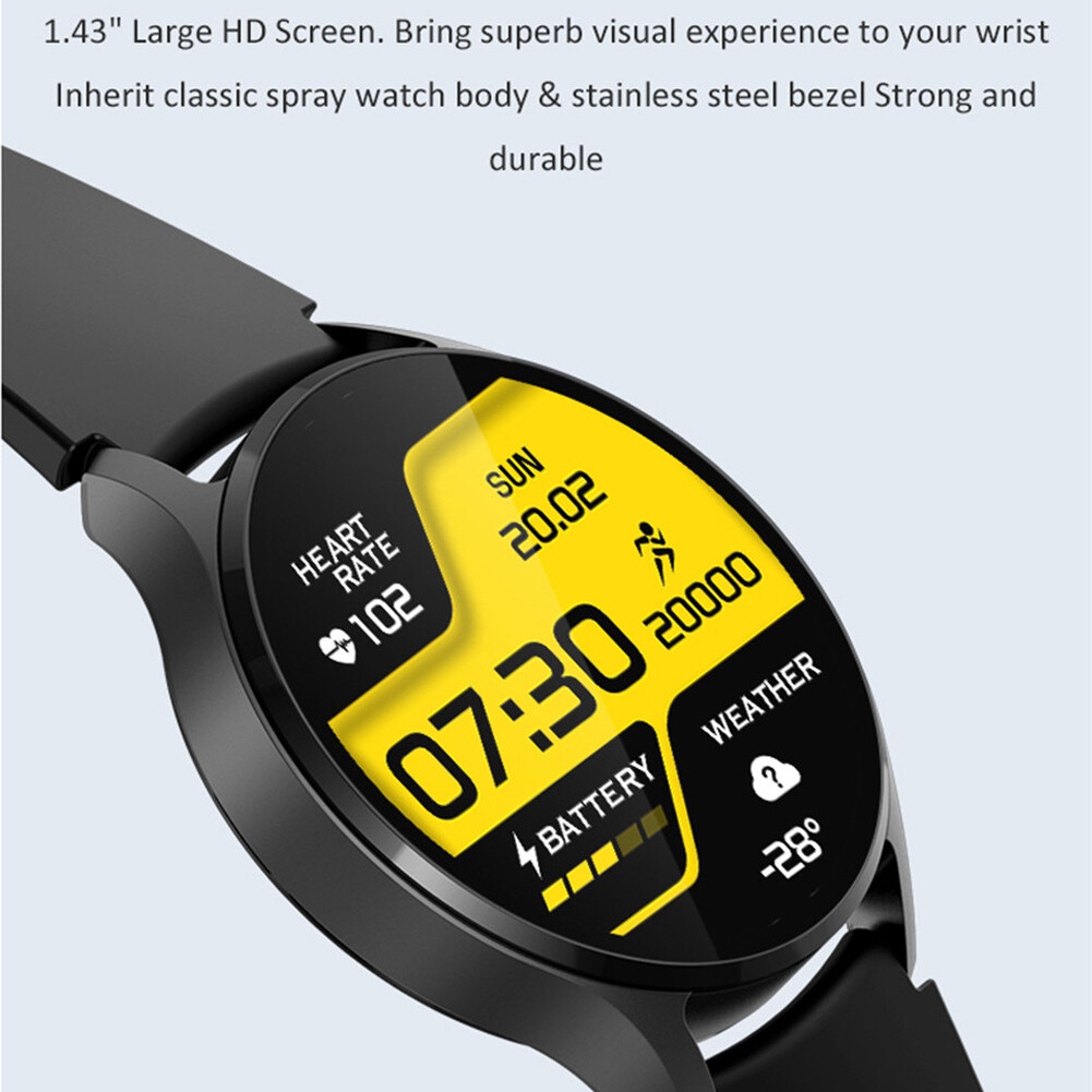 Pink Smart Watch Women Ladies Smartwatch Fitness Tracker Pedometer