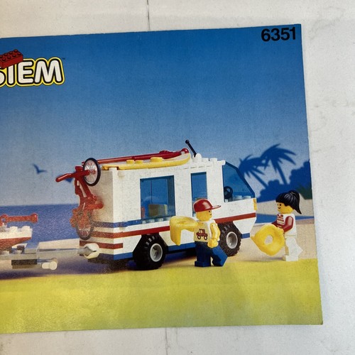 LEGO 6351 Manual Only Town Leisure 1992 Surf N' Sail Camper - Picture 2 of 6